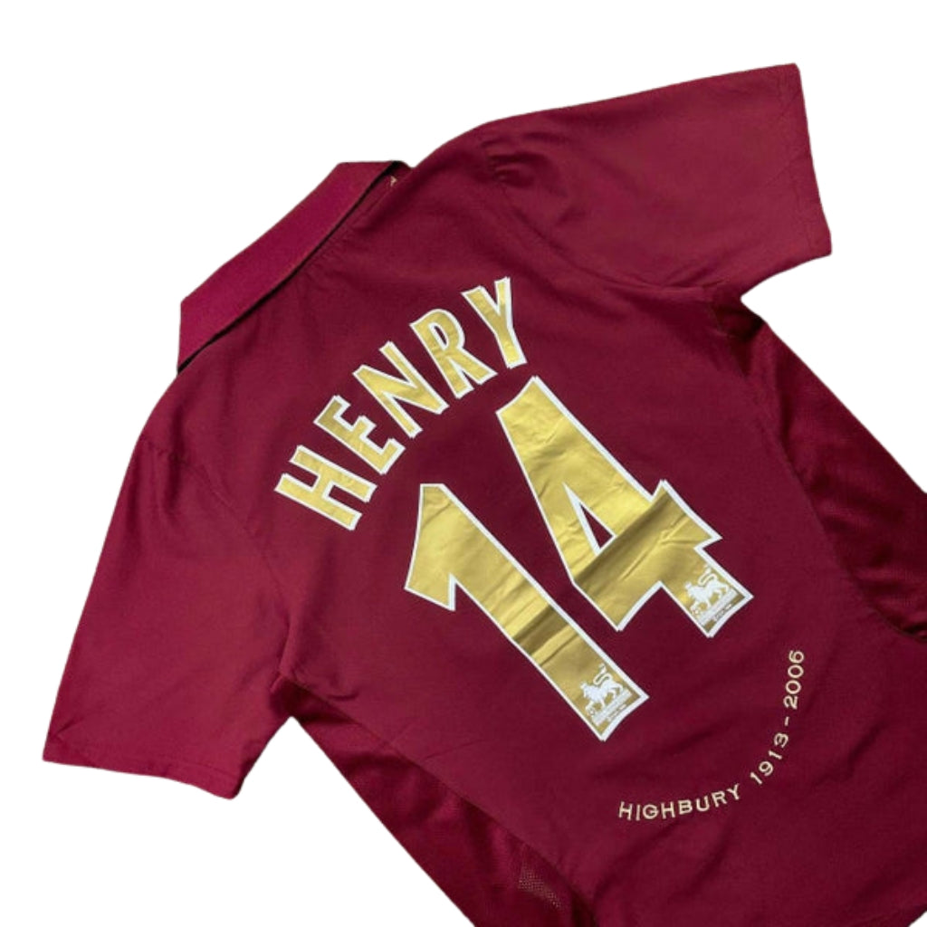 HENRY #14 Arsenal Retro Jersey home 2005/2006