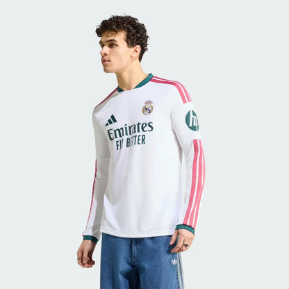 Real Madrid Home 26/27 Men's Long Sleeve Jersey