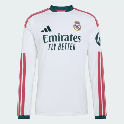 Real Madrid Home 26/27 Men's Long Sleeve Jersey