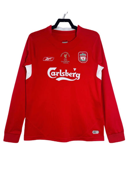 Liverpool Retro Home 04/05 Men's Long Sleeve Jersey