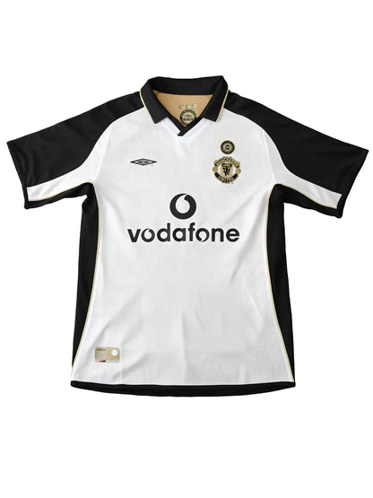Manchester United Home 100th Anniversary Retro Jersey 2001/02 - Double Sided