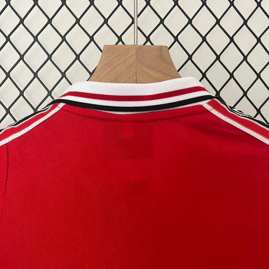 Kids Manchester United Home Kit 1999/2000 - Retrﾃｴ