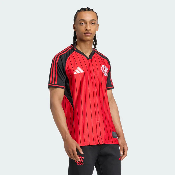 Flamengo Home Jersey 2025/26 - Version Baseball US Pack