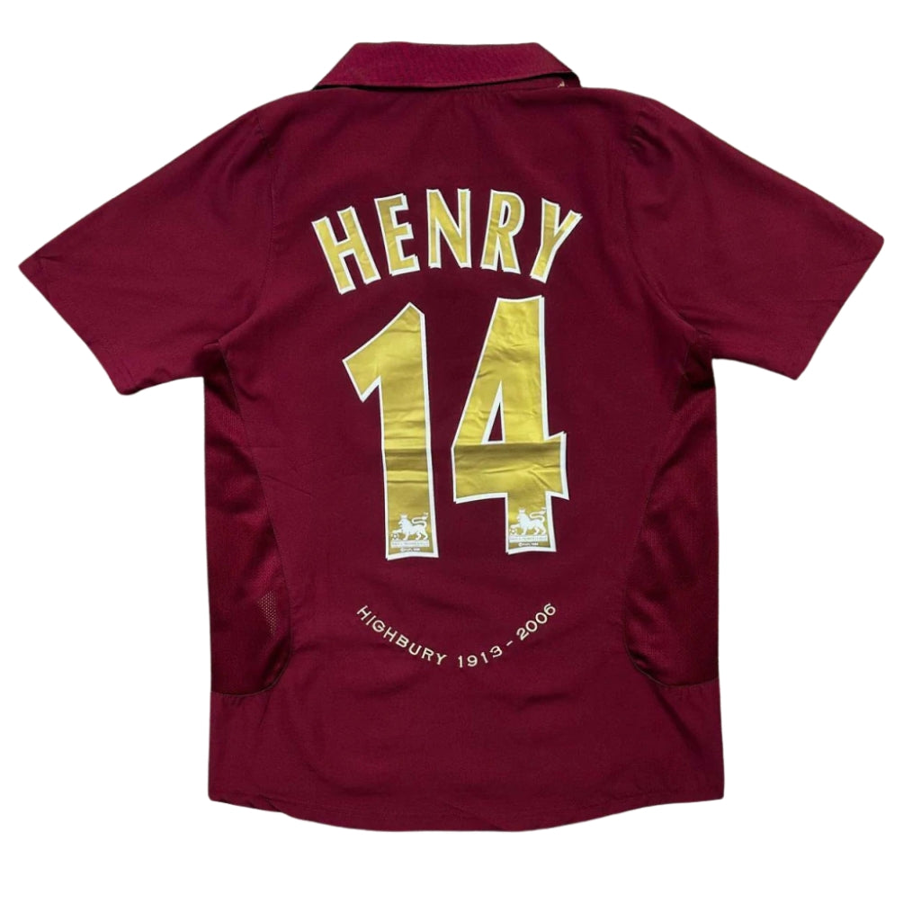 HENRY #14 Arsenal Retro Jersey home 2005/2006