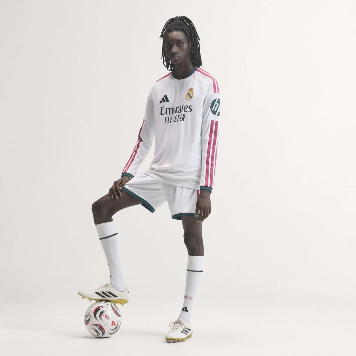 Real Madrid Home 26/27 Men's Long Sleeve Player Jersey